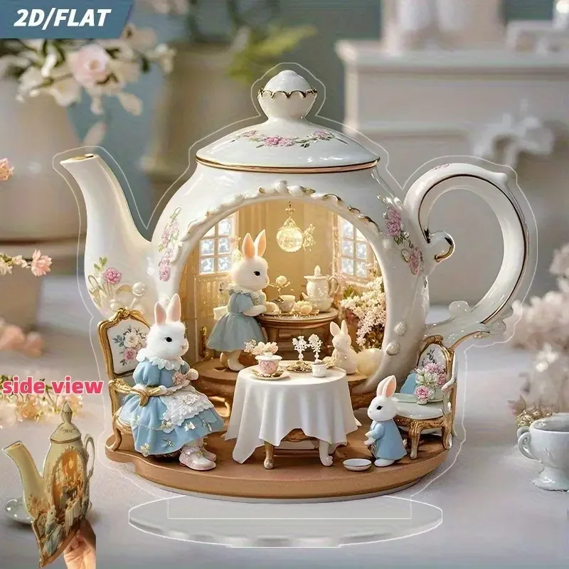 1PCS Rabbit Home Multi Functional Desktop Decoration Ideal Holiday Decoration Gift Home Decoration Living Room Decoration