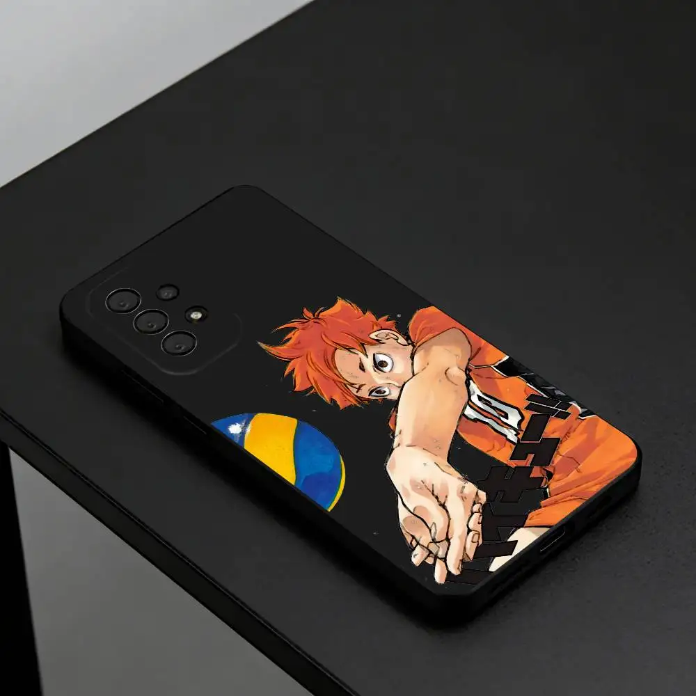 Haikyu!! Manga hinata shoyo  Phone Case For Samsung S26,S25,S24,S23,S22,Plus,Cover Soft Black Shell