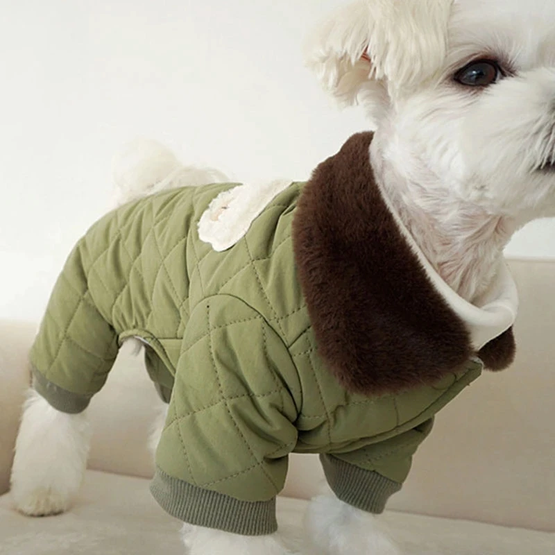 Pet Dog Clothes Winter Suits Jumpsuit Puppy Apparel York Shih Tzu Bichon Chihuahua Rompers Small Dogs Overalls Garment Dropship