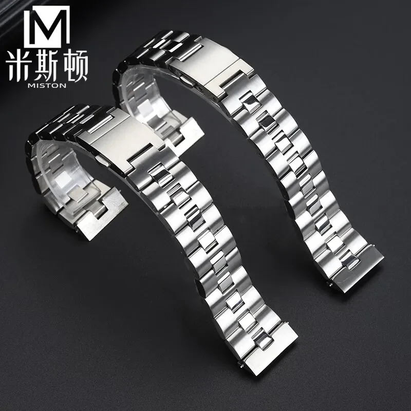 High Quality Solid Stainless Steel Watchband for Tag Heuer Monaco CBL2111 CBL2180 CBL2113 CBL2115 BA0644 Silver Watch Strap 22mm