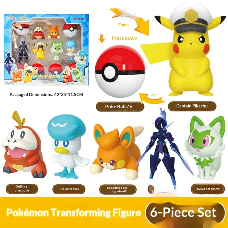 

В наличии: Оригинальная фигурка Покемон Horizons Ceruledge, трансформирующаяся фигурка, игрушка-Покебол, коллекционный подарок на день рождения