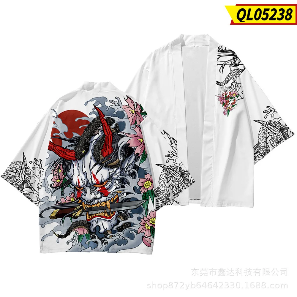 Men's Kimono New - Twelve Zodiac Signs - Yearly Animal Print Men's Kimono, Blouse Style Kimono, Kimono Coat, Loose Kimono