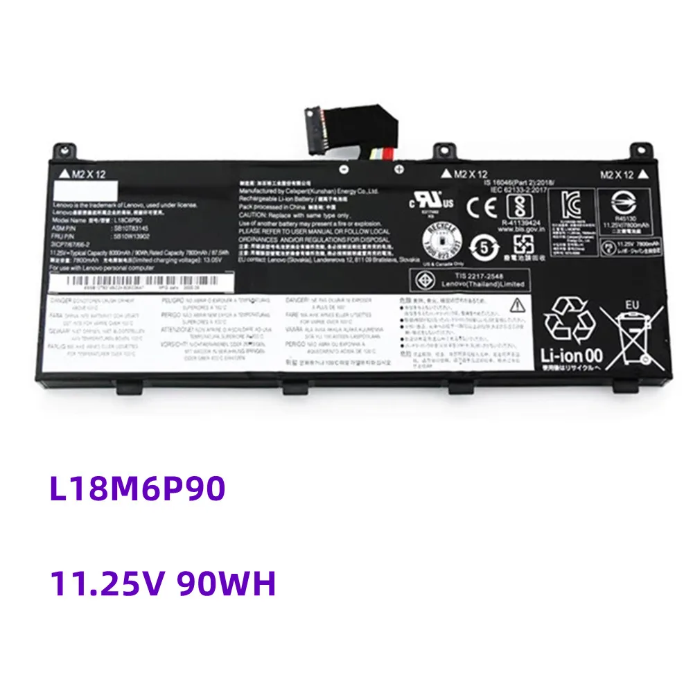 

11.25V 90Wh Laptop Battery for Lenovo Thinkpad P53 L18M6P90 SB10K97665 L18C6P90