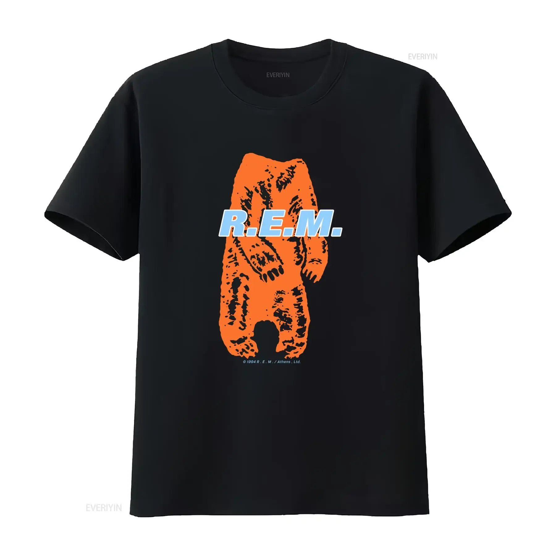 1994 Monster R E M Tour T Shirt Vintage Band Merch for Rock Fans vintage Washed Top For Everyday Wear Versatile fashion