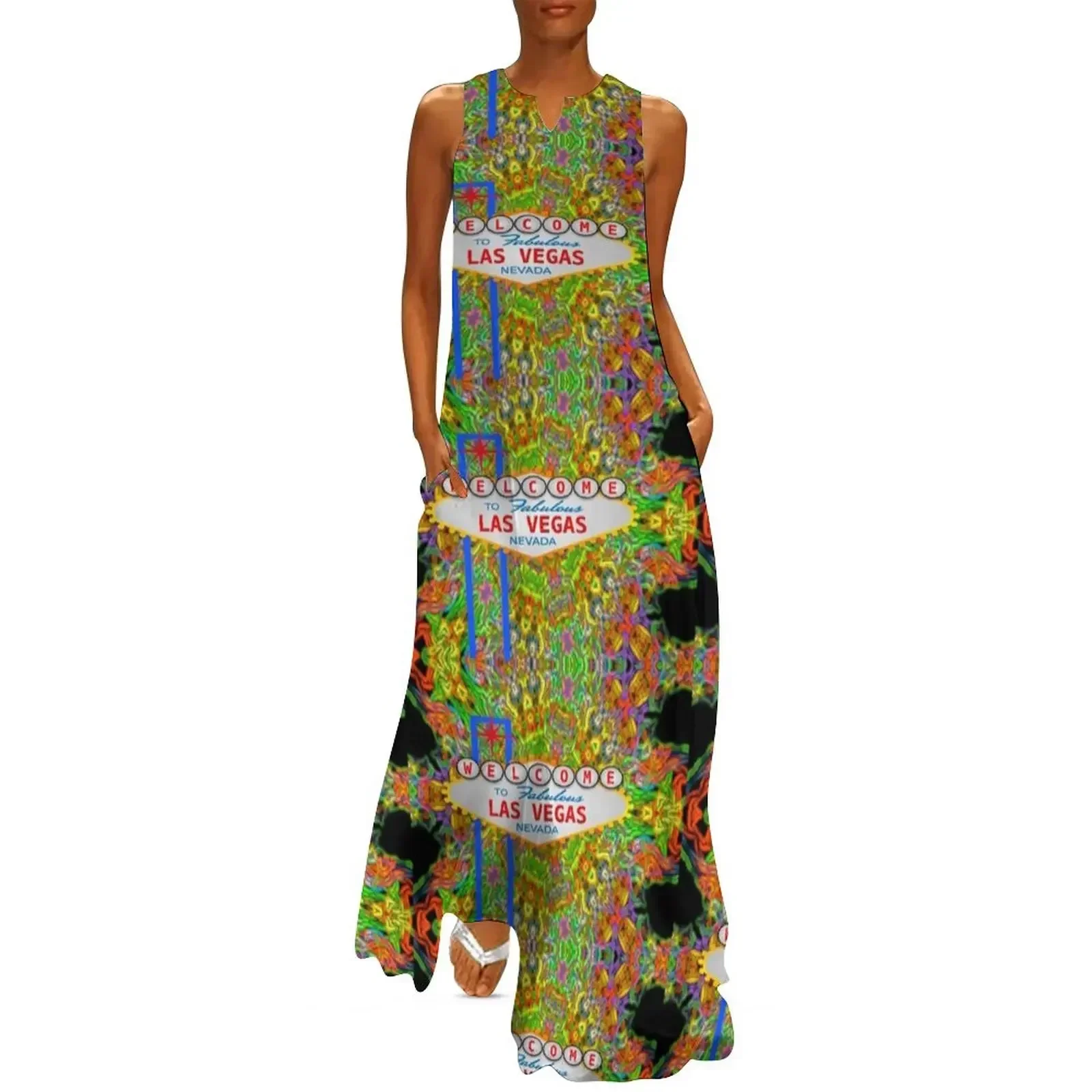 

Welcome to Las Vegas Long Dress summer clothes for women women's summer jumpsuit Women's skirt evening dresses ladies Dress