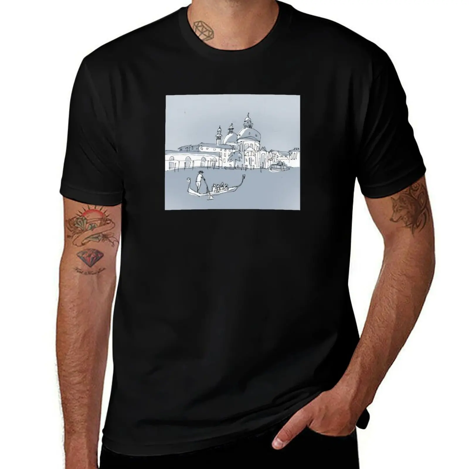 

slim T-Shirt funny shirts t Venice man dark for t shirt t fit shirts humor man designer