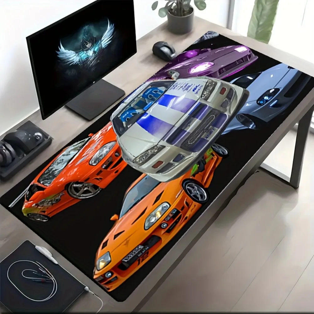 Bright Colorful Fast And Furious Mouse Pad A45 | 1pc Office Gaming Desk Mat for Birthday Easter Graduation Gift