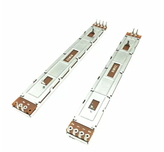 SC1009G linear slide potentiometer total length 128mm B10K dual channel 6 pins mixer volume fader 1