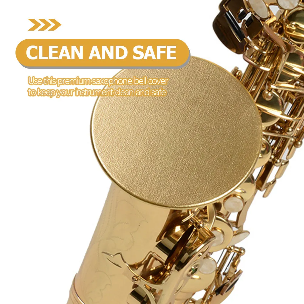 Saxophone Bell Cover High Quality Elastic Fabric Reusable Instrument Horn Cover Dust Proof Sound Dampening for Home Practice