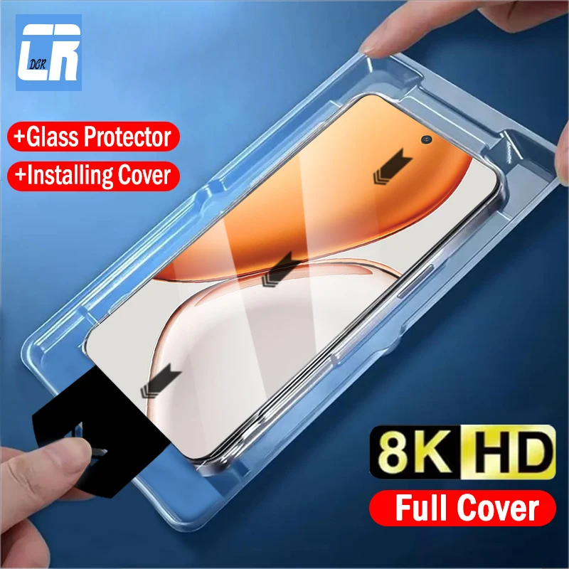 

8K Dust Free Easy InstallationTempered Glass For Honor X70i X60 X40 GT X60i X50i Plus X40i X30i X20 Screen Protector Cover Kit