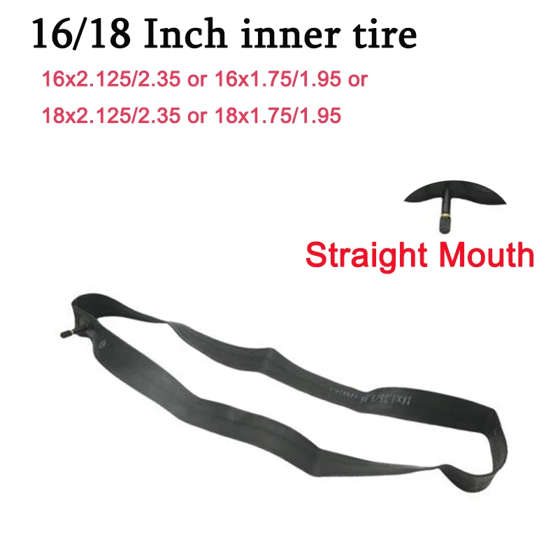 

Electric Vehicle Parts 18x2.125/2.35 18x1.75/1.95 Butyl Rubber Inner Tube 16*2.125/2.35 16 Inch Inner Camera