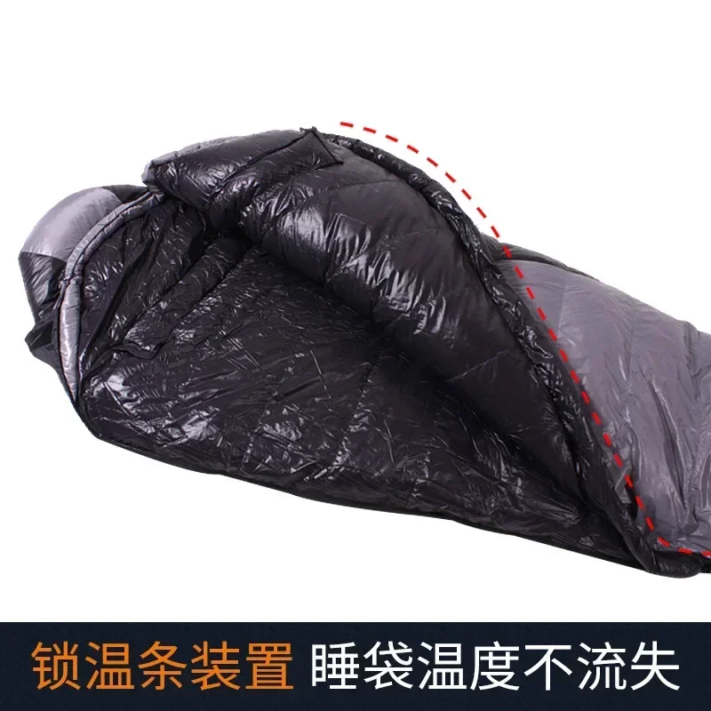 Adult down Camping Dirt-Proof Single Winter Thickened Duck down Cold-Proof Warm