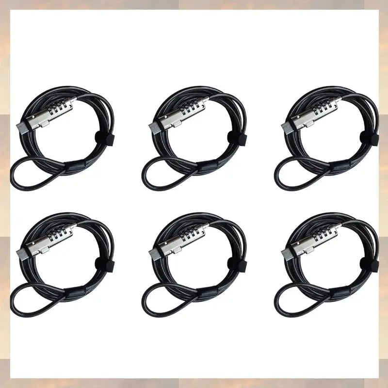 

2025 New-6X Security USB Password Anti-Theft Lock, Used For Anti Theft Function On Laptop, Tablet, Projector, TV