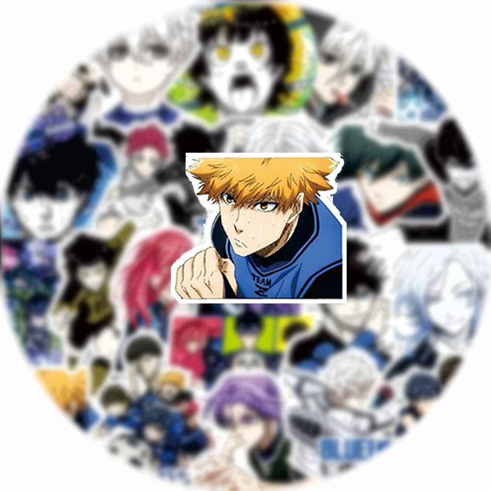 20/40/80pcs Blue Lock Anime Stickers Cool Nagi Isagi Sticker Skateboard Laptop Notebook Motorcycle Suitcase Bachira Hyoma Decal