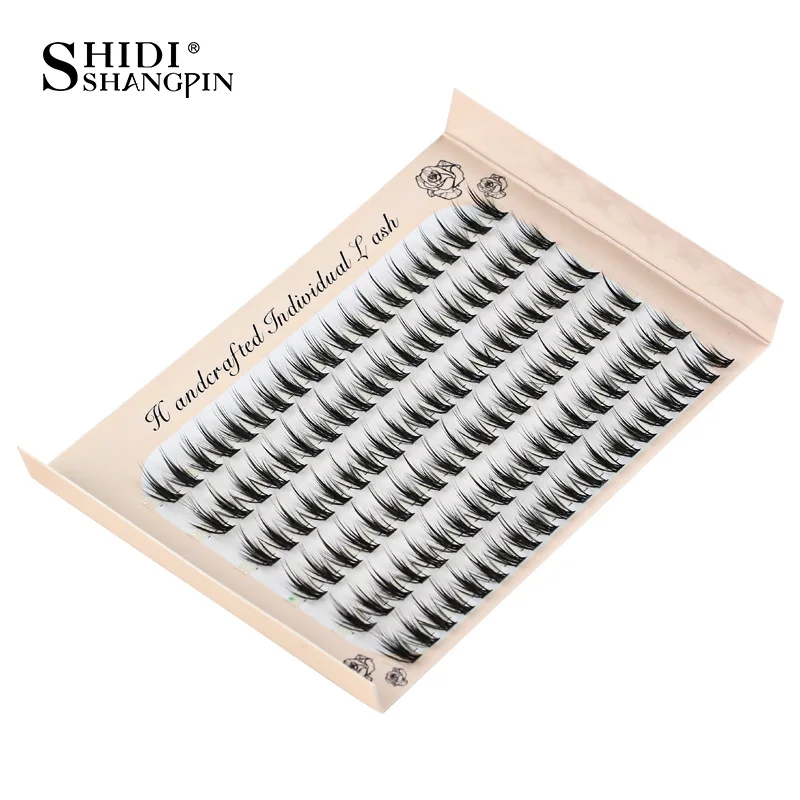 1 Box Wimpernverlängerungs-Bundles, vorgefertigte C-Curl-Wimpern, natürliche Cluster-Wimpern, Einzelwimpern, Make-up-Tool, Faux Cils XMX – Detail 11