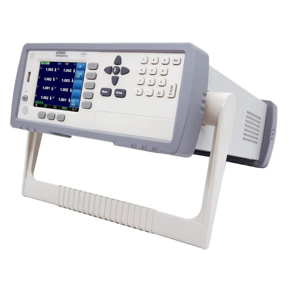 

AT5110 Многоканальный микроомметр 10-канальный дисплей одновременно, макс. 30 кОм