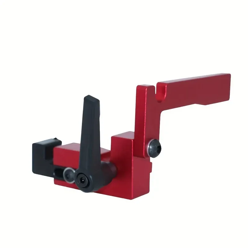 Aluminum Alloy T Track Stopper Woodworking Sliding Bracket Saw Guide Limiter Mash Track Accessory for Table Saw Router