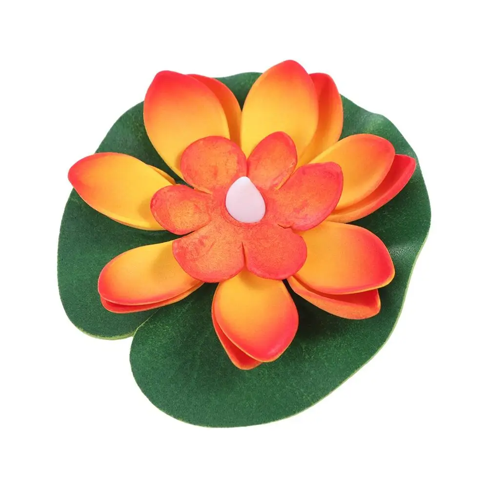 Floating Induction Floating Water Lotus Lamp LED Electronic Candle Waterproof Artificial Lotus Lamp 10cm Lotus