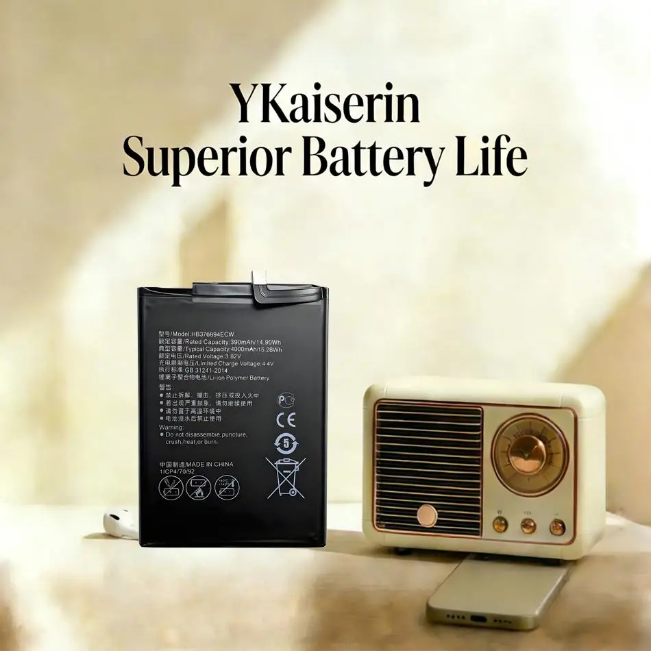 

Экологичная батарея для мобильного телефона Huawei Honor 8 Pro V9 Duk-AL10 Duk-AL20 HB376994ECW, 4000 мАч