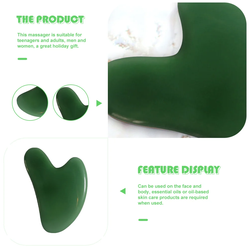 Scraping Tool Jade Massage Board Skin Care Tools for Face Guasha Massager Natural