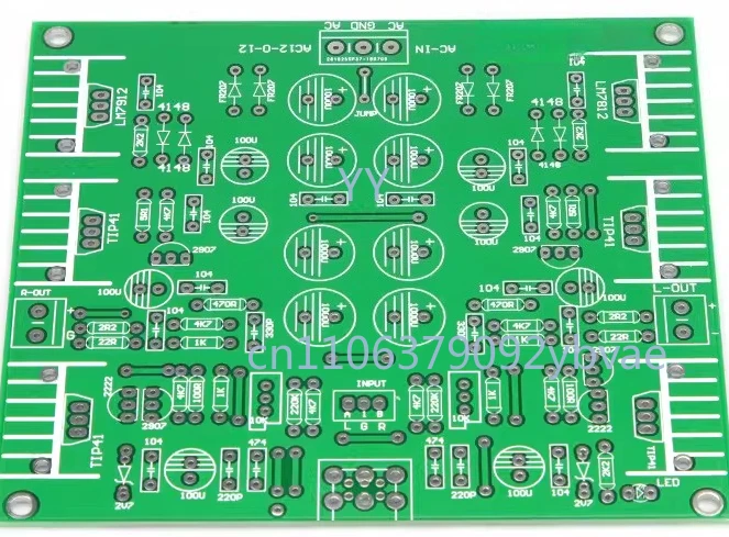 

Class A headphone amplifier/small power amplifier/prestage--PCB