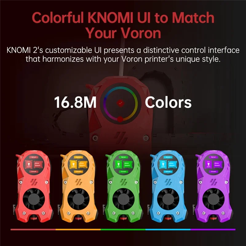 AU61-BIGTREETECH KNOMI V2.0 1.28-Inch Display Screen For 3D Printers For Klipper Voron V2.4 Capacitive Voron Stealthburner