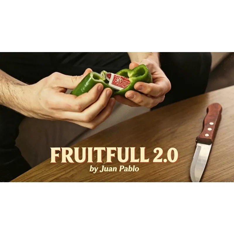 Tour de magie de close-up FRUITFULL 2.0 Juan Pablo : Illusion de cartes et d'argent pour les artistes, accessoires de magie, magicien