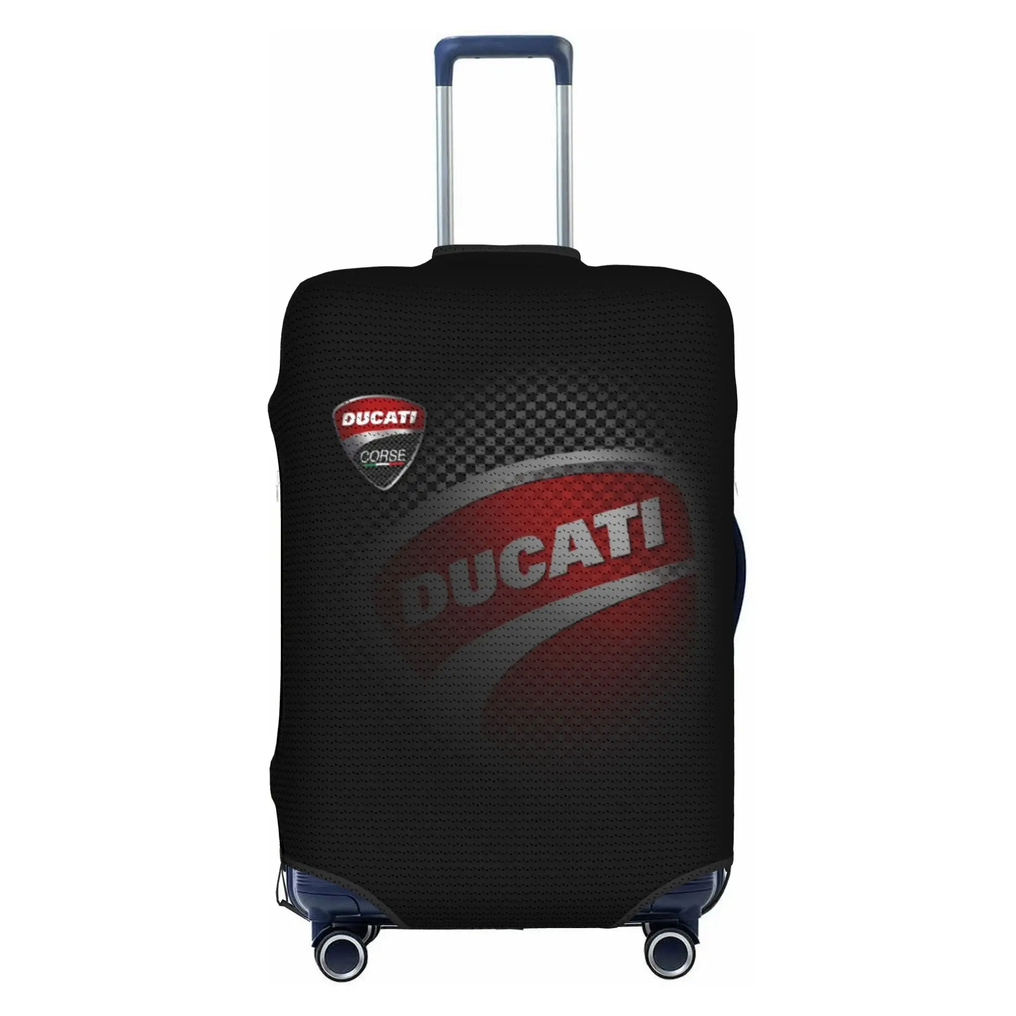 Custom Fashion Ducatis Motorcycle Luggage Cover Protector Elastic Racing Sprot Travel Suitcase Covers