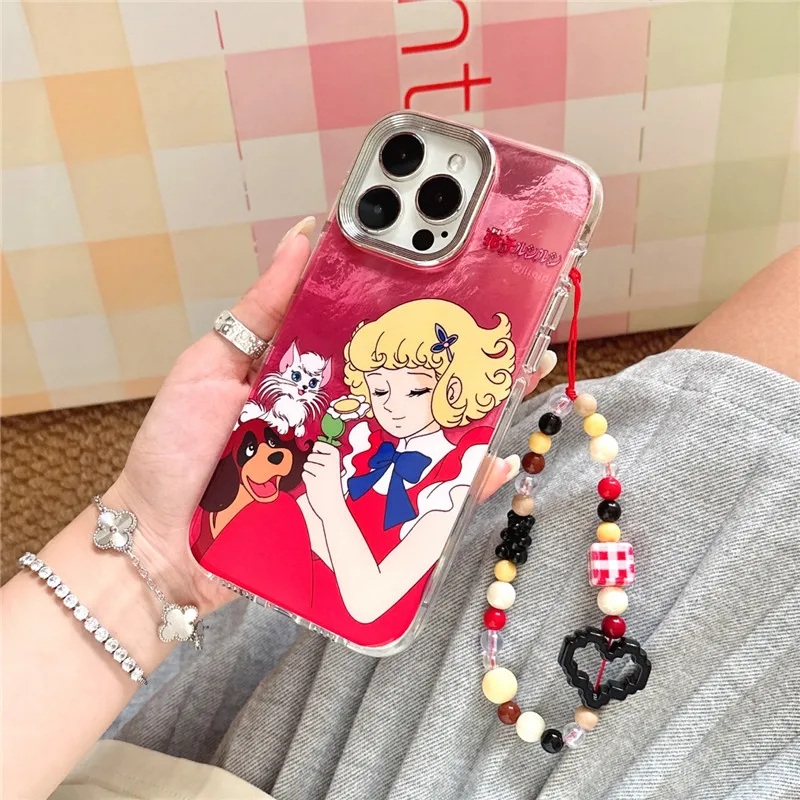 

LuluThe Flower Angel Anime Girl Phone Case for iPhone 13 14 15 16 Pro Max 16pro Japan Cartoon Lulu-Flower shockproof Cover