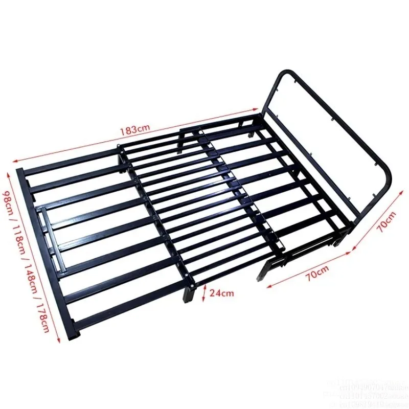 Three-section folding pull-out telescopic pull-out sofa bed iron frame