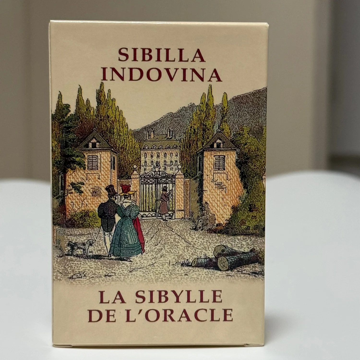 Cartes Oracle Sibilla Indovina, jeu de divination espagnol vintage de 52 cartes