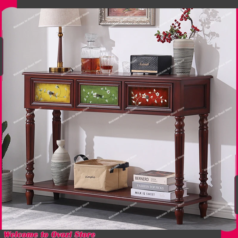 

Retro Storage Cabinet Parts Display Sideboard Kitchen Cabinet Organizer Shelves Mueble Recibidor De Entrada Moderno Furniture