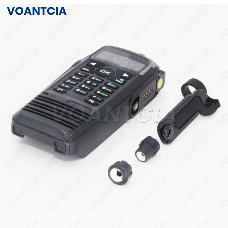 5sets Front Housing Case Horn Dust Cover Knob Repair Kit For Motorola XIR P8260 P8268 XPR6550 DGP6150 XPR6580 DP3600 DP3601