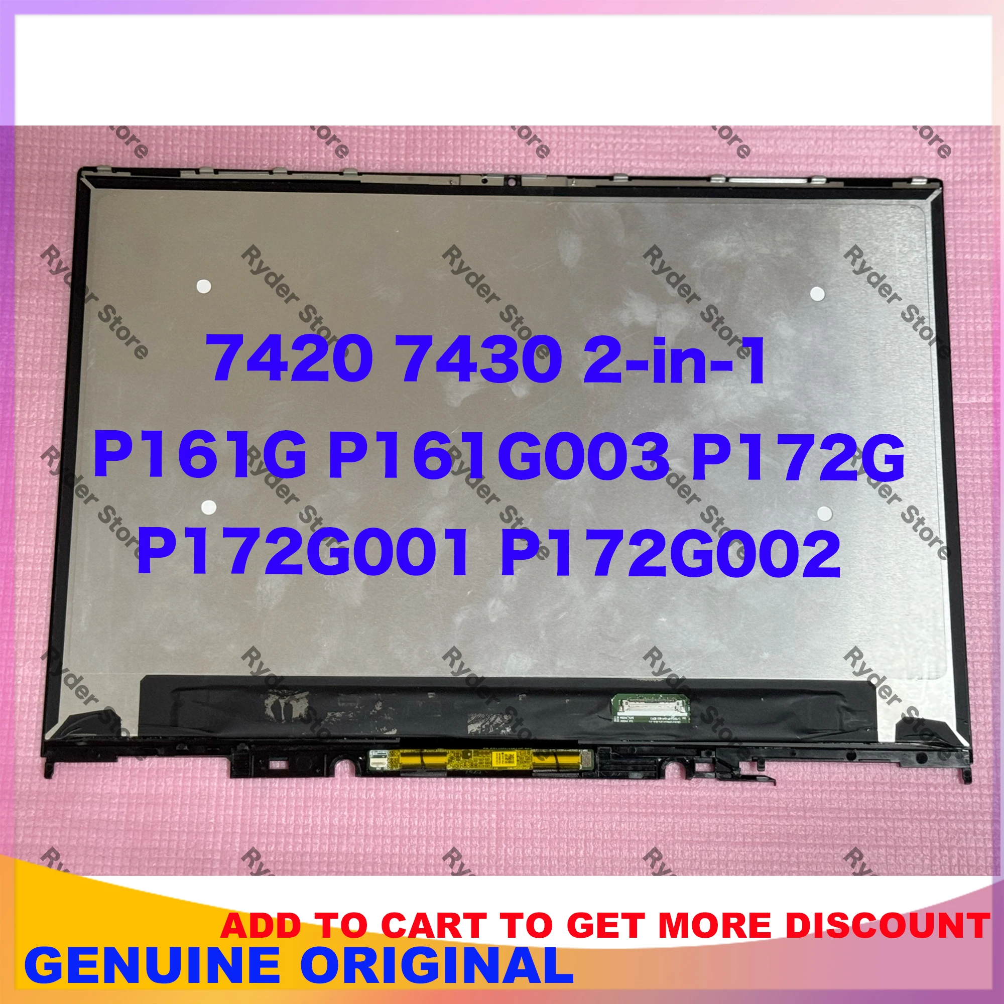 

For Dell Inspiron 14 7420 7430 7440 2-in-1 P161G P161G003 P172G P172G001 P172G002 LCD Touch Screen Display Replacement Assembly