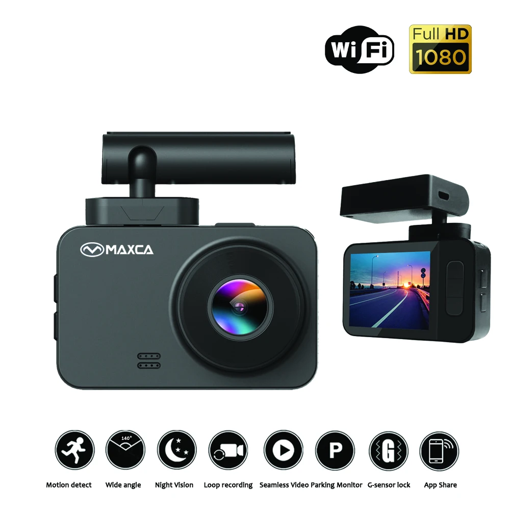 2 Inch Dash Camera Night Vision DVR With Magnetic Holder Detachable FHD1080P Dash Cam