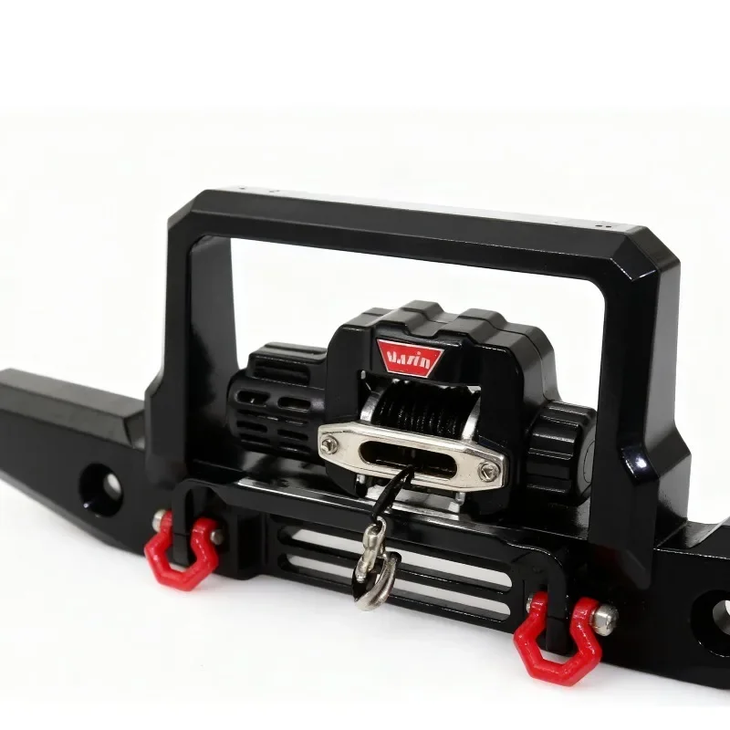 

TRX4M Metal Front Bumpers and Electric Winch for 1/18 RC Crawler Car TrxsTRX4-M Defender Upgrade Parts