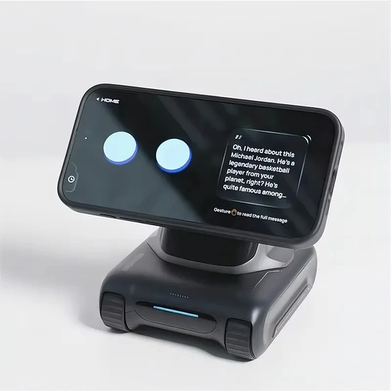 AI Robot Personal Assistant Desktop Companion WiFi App Control USB Type C Long Term Storage Smart Gadget for Kid Home Office