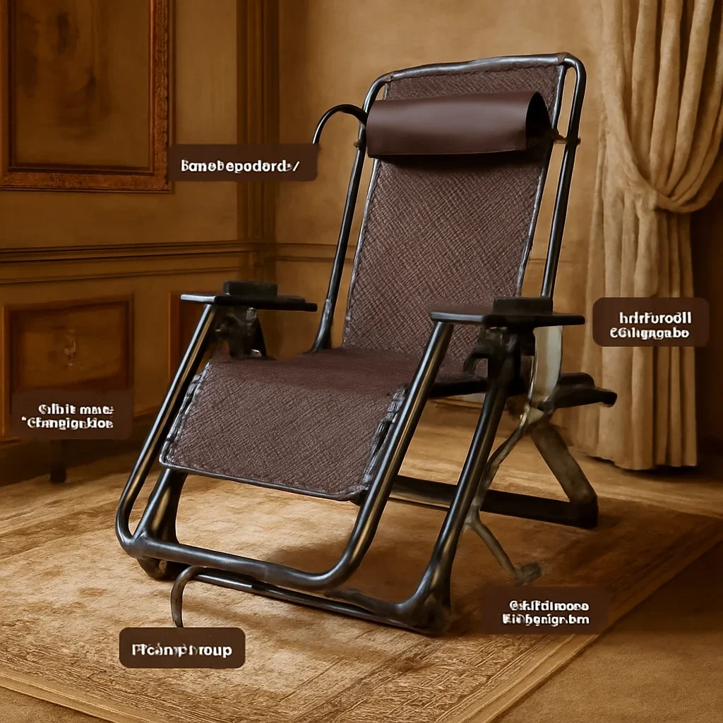 

BM79 Кресло раскладное многофункциональное Folding Recliner Sit-and-Sleep Chair для офиса и балкона домашний комфорт