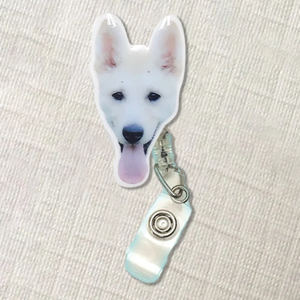 Custom Cut Badge Reel - Photo Badge Reel - Mom Gift