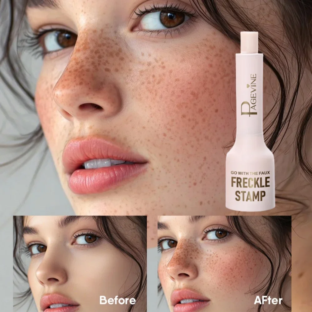 速乾性フェイクそばかすペン 防水 汚れ防止 長持ち 色褪せなし 五点ドット スポットスタンプツールスティック 女性用メイク