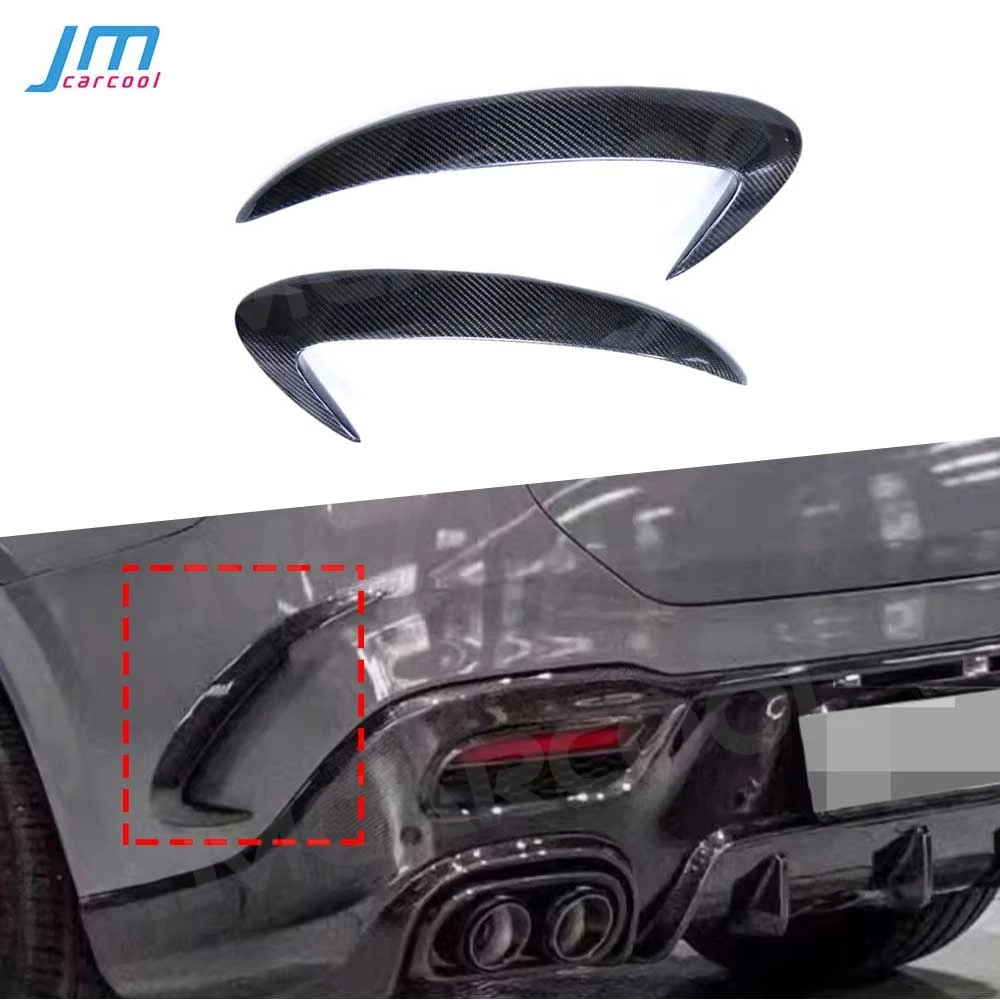 Carbon Fiber Rear Bumper Spoiler Wind Blade For Benz GLE Class C167 GLE350 GLE53 AMG Sport Coupe 2020-2023 FRP Car Accessories