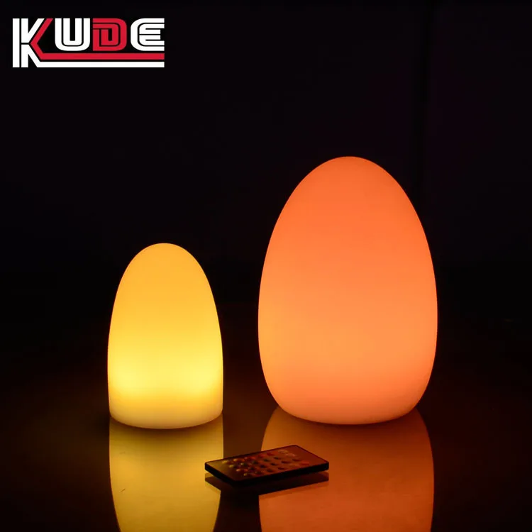 New LED bar charging egg table lamp colorful remote control creative table lamp decoration