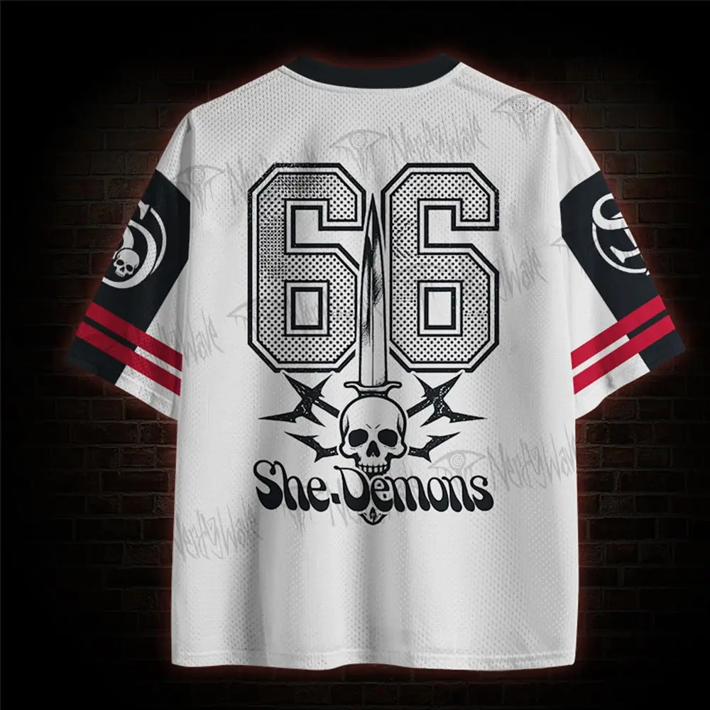 2026 New Nordic Mythical Theme Sports Fashion Short Sleeve V-neck Street View Clothing Mythical Fan Gifts T-shirt   Halloween