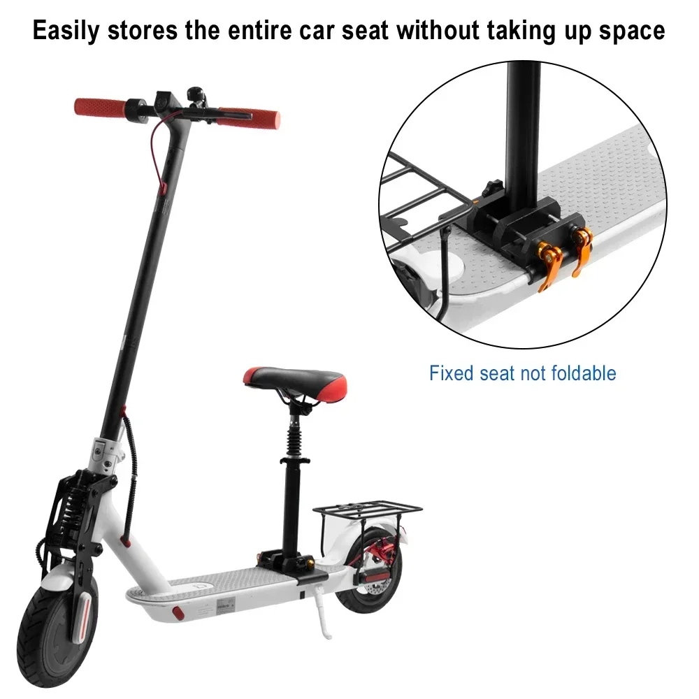 E-Scooter Saddle Foldable Height Adjustable Shock-Absorbing Chair For Xiaomi M365 Pro 1S Electric Scooter Folding Seat Saddle