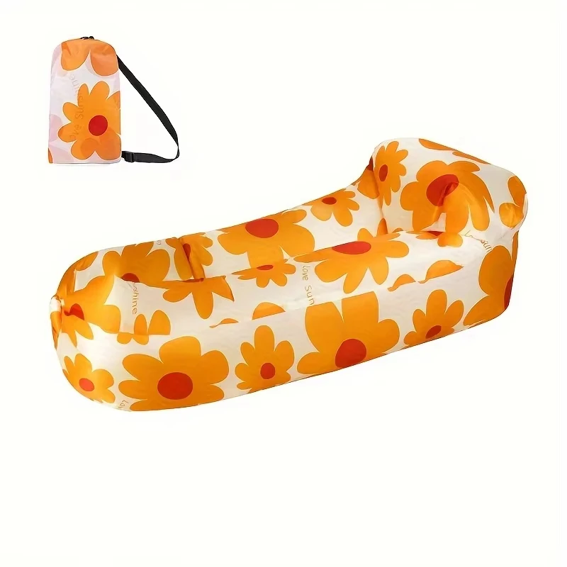 

Портативный быстрый надувной диван, пляжный спальный мешок, надувной шезлонг для кемпинга, складной воздушный диван для путешествий, пикника, уличного ленивого кровати, стула