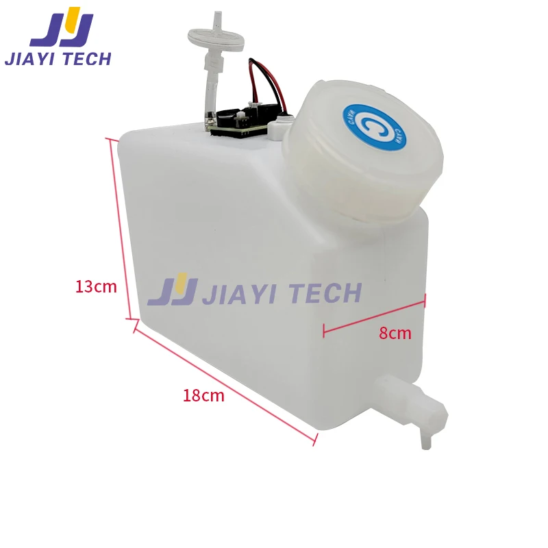 Imagem -03 - Cartucho de Tinta Contínuo do Jogo do Tanque de Tinta de Ciss do Sistema de Abastecimento de Tinta de 1.8l com o Motor de Agitação do Flutuador para a Impressora uv de Allwin Eco-solvente