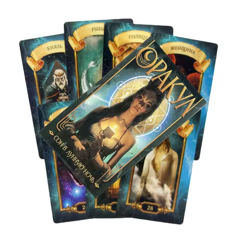 COH B AYIHIYO HO'JI Russian Pakya Tarot Cards A 108 Deck Visions Divination Edition Borad Playing Games