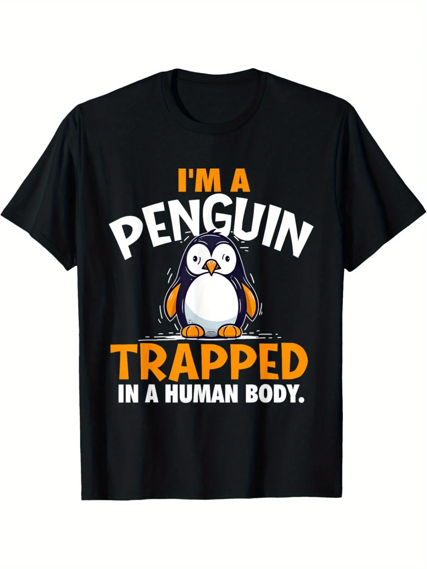 

I'm a Penguin Trapped in a Human Body - Penguin Lovers Men's T-Shirt