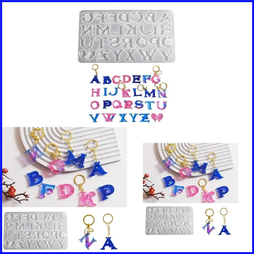 

Practical Sturdy Silicone Mould Portable for Handmade Letter Accessories
