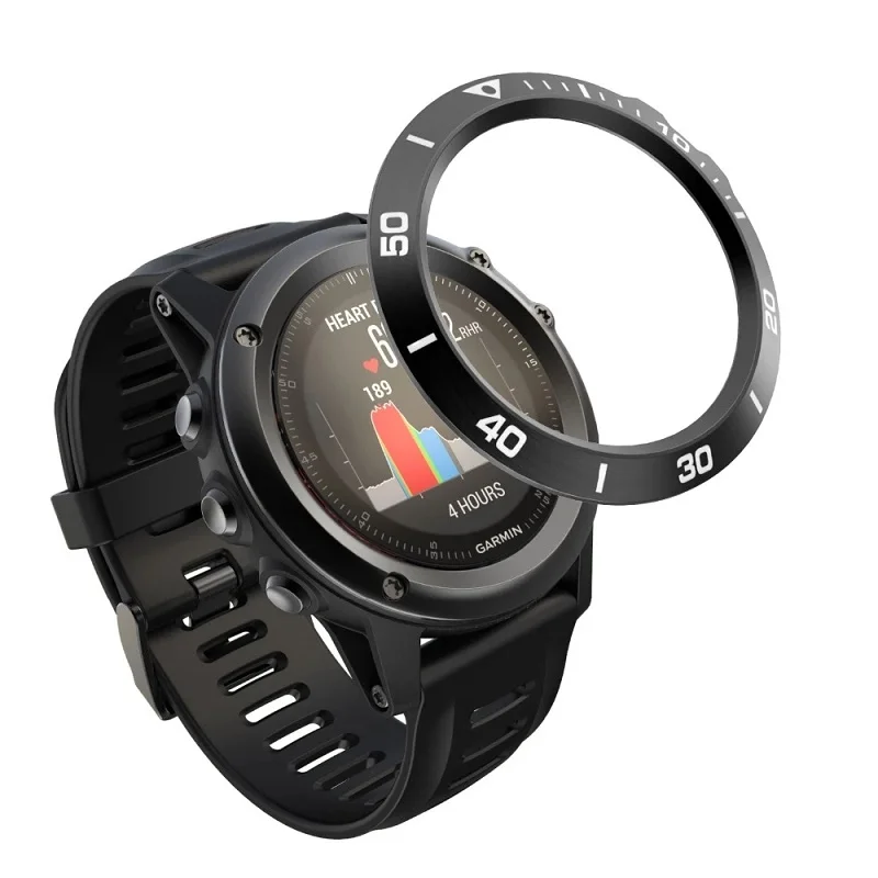 For Garmin Fenix 3 / Fenix 3 HR Scratch Resistant Metal Cover Frame Stainless Steel Smart Watch Accessories Protective Frame